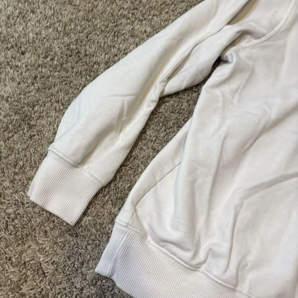 THE NORTH FACE Mens White Never Stop Exploring Pullover Hoodie XL Outdoor Casual